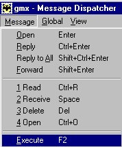 Message Dispatcher control panel detail